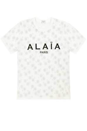 Alaia T-shirt with logo | Women's Clothing | IetpShops